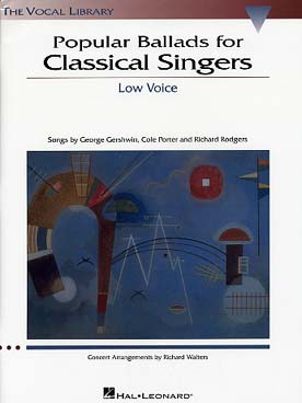 Illustration de POPULAR BALLADS FOR CLASSICAL SINGERS - Low voice