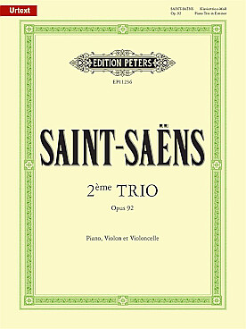 Illustration de Trio op. 92 en mi m pour violon, violoncelle et piano