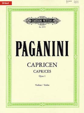 Illustration paganini caprices (24) op. 1