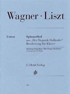 Illustration de Spinnerlied d'après Le Vaisseau fantôme de Wagner   