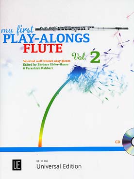 Illustration de MY FIRST PLAY-ALONGS FLUTE avec CD play along - Vol. 2