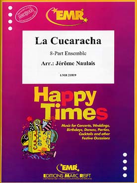 Illustration de La Cucaracha pour piano, guitare, timbales et percussions