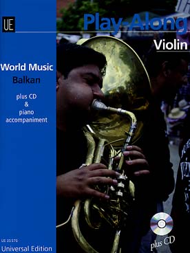 Illustration play-along balkan violon + cd