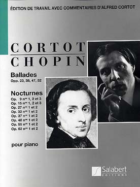 Illustration de Ballades et nocturnes, intégrale - éd. Salabert, rév. Cortot