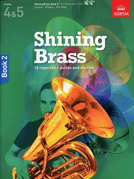 Illustration de SHINING BRASS BOOK 2 grades 4-5 pour tous les cuivres