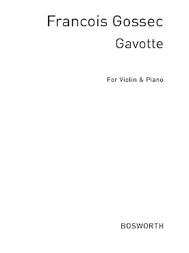 Illustration gossec gavotte