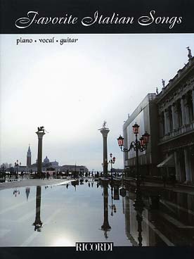 Illustration de FAVORITE ITALIAN SONGS (P/V/G)