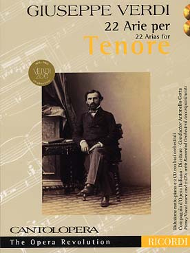 Illustration verdi arias (22) pour tenor avec cd
