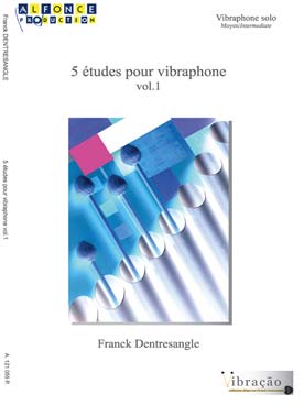 Illustration de 5 Études pour vibraphone - Vol. 1