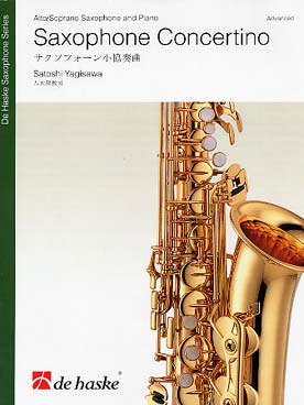 Illustration de Saxophone concertino pour saxophone alto (ou soprano) et piano