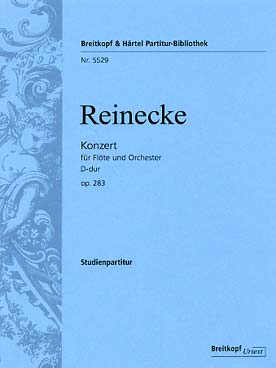 Illustration de Concerto pour flûte et orchestre op. 283 en ré M (CONDUCTEUR DE POCHE)