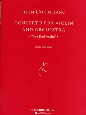 Illustration de Concerto "The Red Violin" pour violon et orchestre, réduction piano