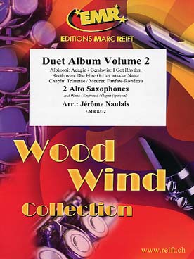 Illustration de DUET ALBUM (tr. Naulais) - Vol. 2 : Albinoni, Gershwin, Chopin, Beethoven et Mouret