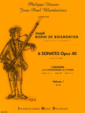 Illustration boismortier sonates op. 40 (6) vol. 1