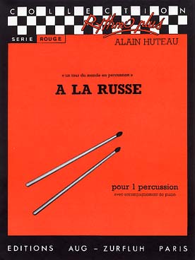 Illustration de A la russe pour cymbale suspendue et 4 timbales, avec accompagnement piano