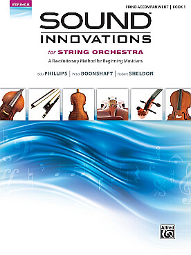 Illustration de SOUND INNOVATIONS for string orchestra - Book 1 Accompagnement piano