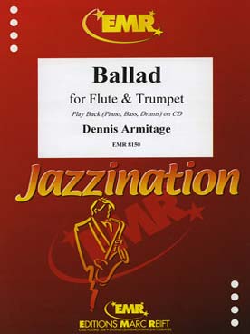 Illustration de Ballad pour flûte et trompette avec accompagnement piano
