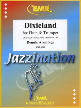 Illustration armitage dixieland + cd flute/tromp/pia