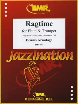 Illustration armitage ragtime + cd flute/tromp/piano