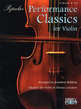 Illustration de POPULAR PERFORMANCE CLASSICS for violin avec CD play-along