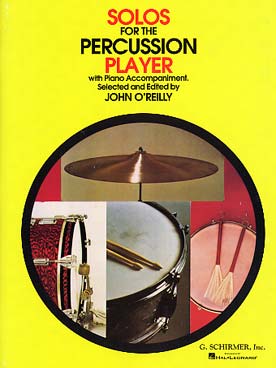 Illustration de SOLOS FOR THE PERCUSSION PLAYER pour percussion et piano