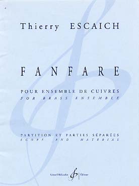 Illustration de Fanfare pour ensemble de cuivres (8 trompettes, 4 cors, 3 trombones, 1 trombone basse et 1 tuba)