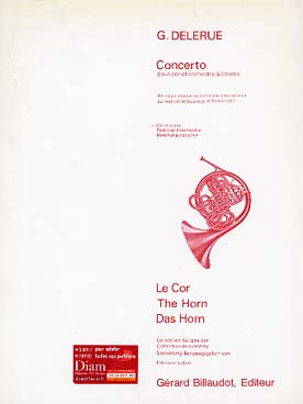 Illustration de Concerto pour cor et orchestre à cordes réd. piano