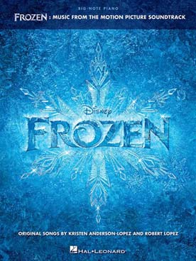 Illustration de DISNEY La REINE DES NEIGES : version piano facile grosses notes (Frozen)