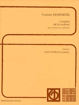 Illustration de L'Exploit de la coulisse pour trombone et orchestre, réd. piano