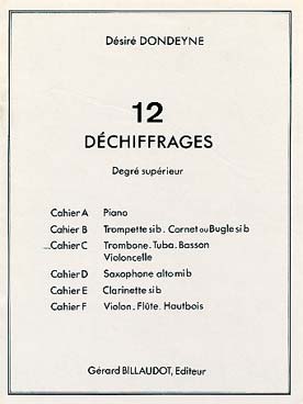 Illustration de Déchiffrages - Supérieur (12 déchiffrages) Vol. C