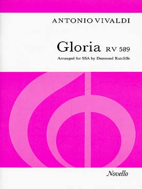 Illustration de Gloria RV 589 (SSA/piano)