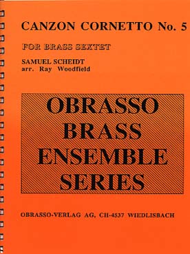 Illustration de Canzon cornetto pour 2 trompettes, cor, trombone, euphonium et tuba