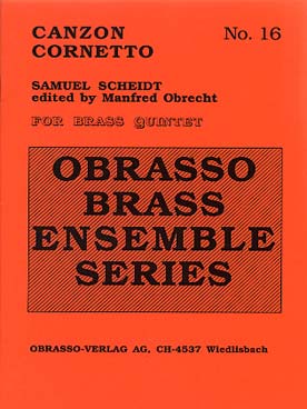 Illustration de Canzon cornetto pour 2 trompettes, cor, trombone et tuba