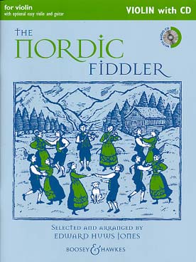 Illustration de The NORDIC FIDDLER, 18 morceaux arr. Huws Jones, avec 2e violon et guitare facile ad lib. et accès audio - version sans accompagnement piano