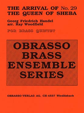 Illustration de The arrival of the Queen of Sheba pour 2 trompettes, cor, trombone et tuba