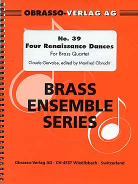 Illustration de Four Renaissance dances pour 2 trompettes, cor et trombone