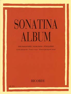 Illustration de SONATINA ALBUM : Clementi, Diabelli, Dussek, Kuhlau et Mozart (niveau intermédiaire)