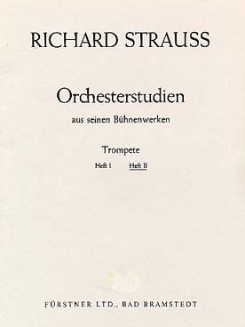 Illustration de Orchesterstudien : études d'orchestre extraites des opéras - Vol. 2 : Elektra, Der Rosenkavalier  