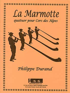 Illustration de La Marmotte pour quatuor de cors des Alpes