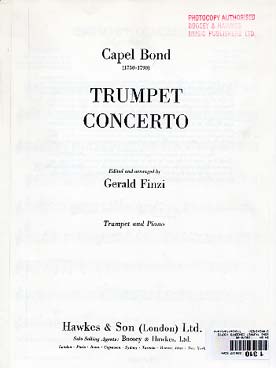 Illustration bond trumpet concerto