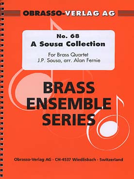 Illustration de A Sousa collection (tr. Fernie) pour 2 trompettes, cor et trombone (ou euphonium)