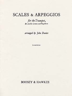 Illustration de SCALES & ARPEGGIOS pour trompette ou cornet (rév. Davies)   