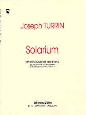 Illustration de Solarium pour quatuor de cuivres et piano