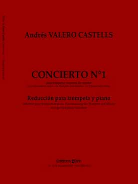 Illustration de Concierto N° 1 pour trompette et cordes, réduction piano   