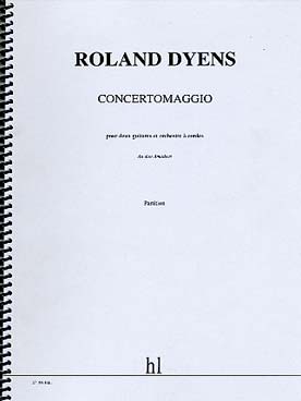 Illustration de Concertomaggio pour 2 guitares et orchestre à cordes