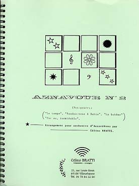 Illustration de 5 Succès de Charles Aznavour pour ensemble d'accordéons - Vol. 2