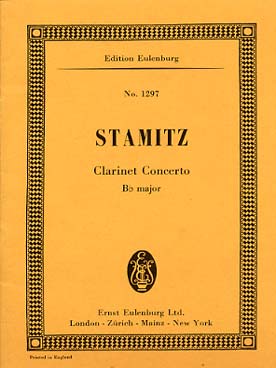 Illustration de Concerto en si b M pour clarinette et orchestre