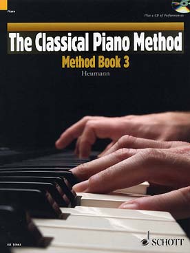 Illustration de The Classical piano method (texte anglais) avec CD play-along - Méthode Vol. 3