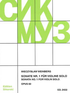 Illustration weinberg sonate op. 82/1