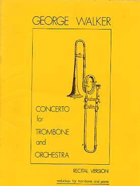Illustration de Concerto for trombone and orchestra réduction piano